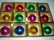 A Gift Box of 12 pcs of Plain Milk Chocolate